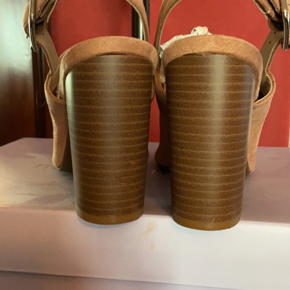 Madden Girl women’s open toe sling back with chunky heel - Picture 3 of 6